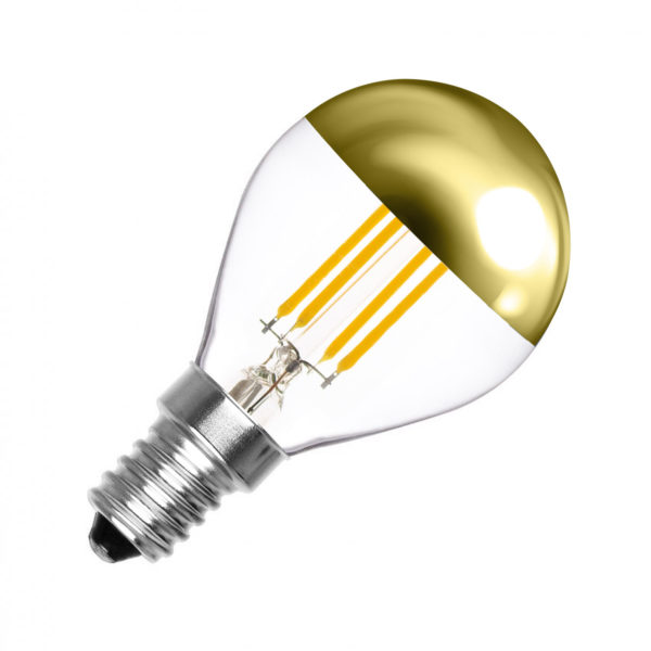 Ampoule LED E14  Filament Gold Reflect G45 4W