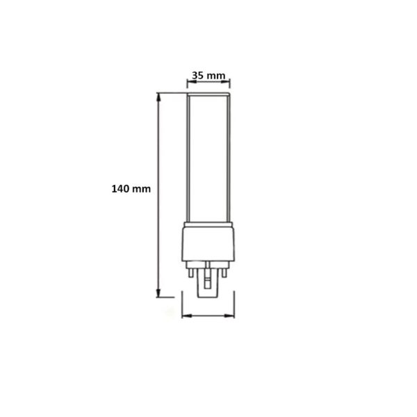 Ampoule LED G24 Frost 7W – Image 4