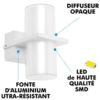 Applique murale LED Extérieure 10W IP65 – Image 2