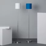 Lampadaire Métal et Tissu