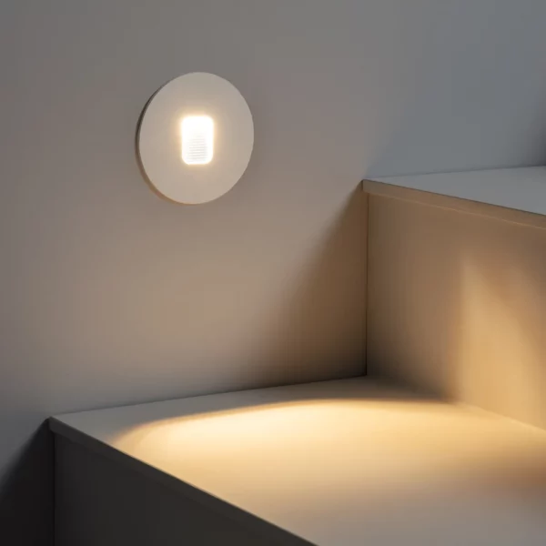 Balise LED 2W Encastrable  Blanche – Image 3