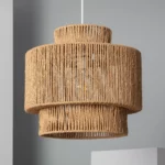 lampe suspendue tressé