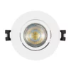 Collerette Downlight Ronde Orientable pour Ampoule LED GU10 – Image 2