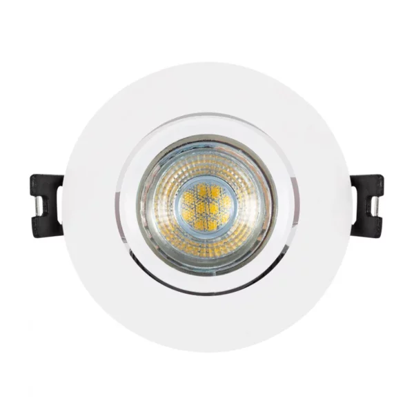 Collerette Downlight Ronde Orientable pour Ampoule LED GU10 – Image 2