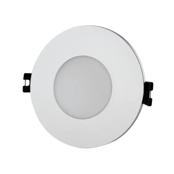 Collerette Downlight Conique IP65 Finition Noir Blanc et Argent – Image 2