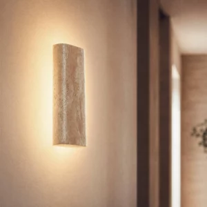 Applique murale LED Travertin