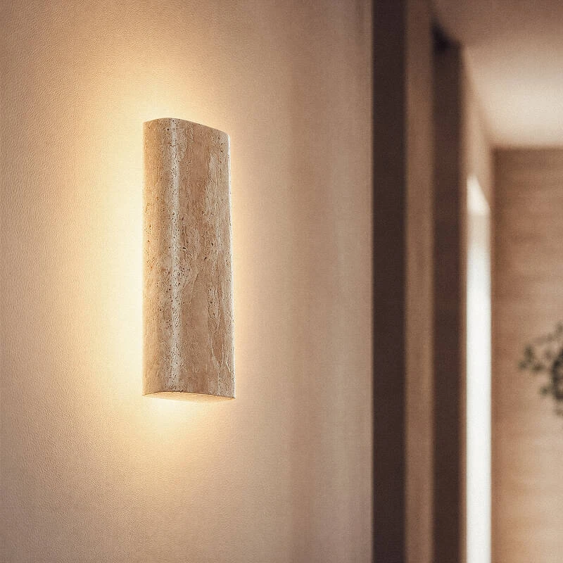 Applique murale LED Travertin